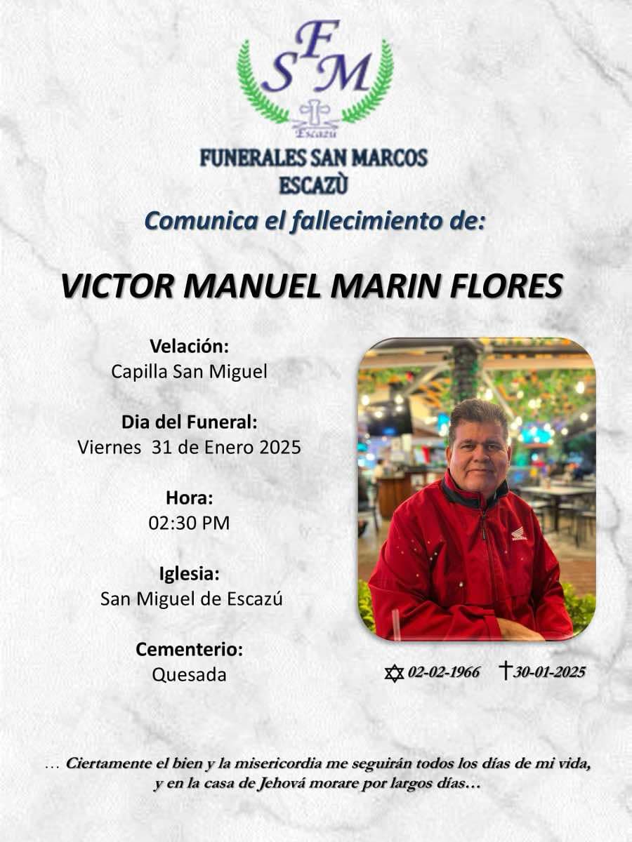 Obituario: Periodista Manuel Alejandro Flores Fernández